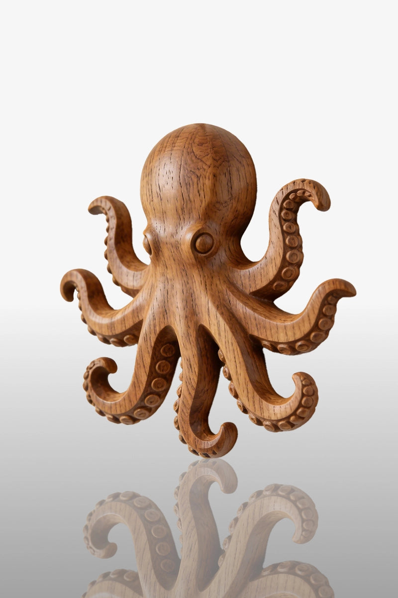 Octopus Wooden Art Sculpture #WAN006