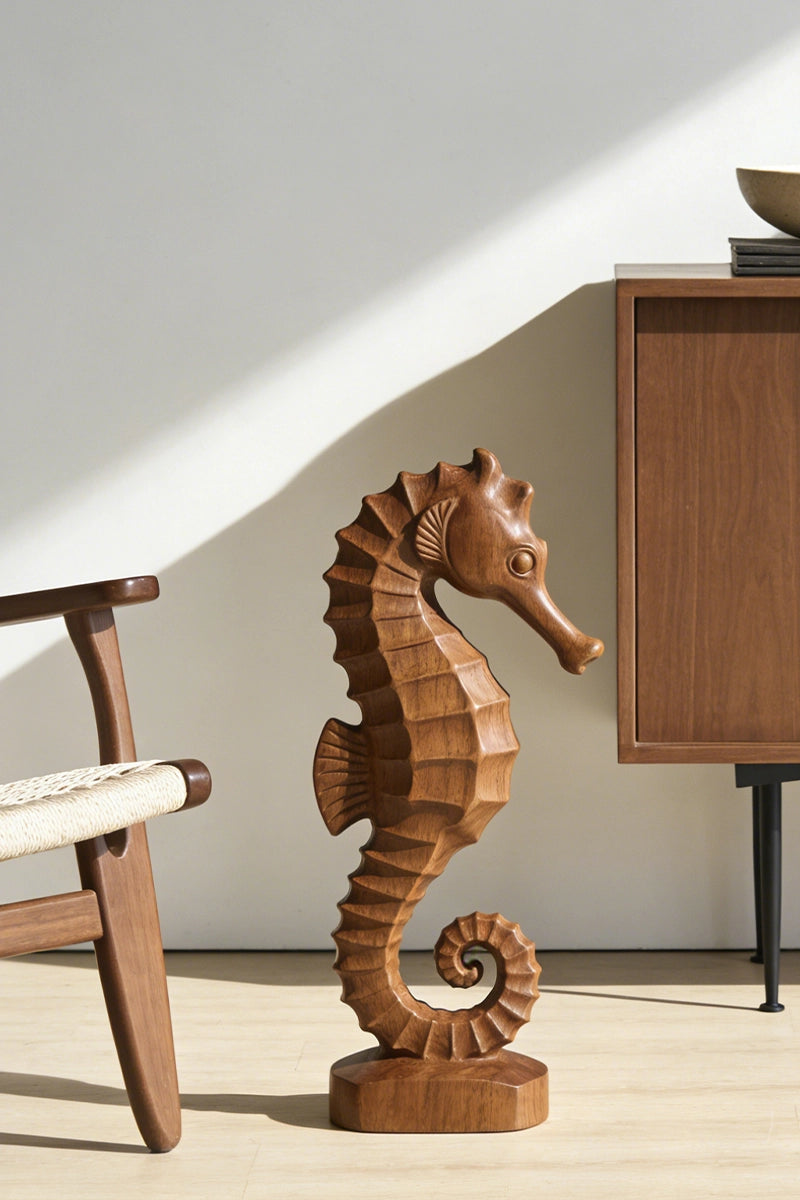 Seahorse Wooden Art Sculpture #WAN009