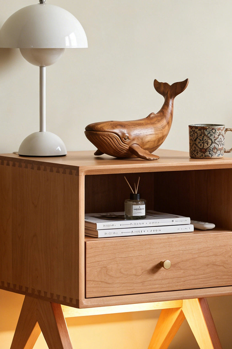Whale Wooden Art Sculpture #WAN016