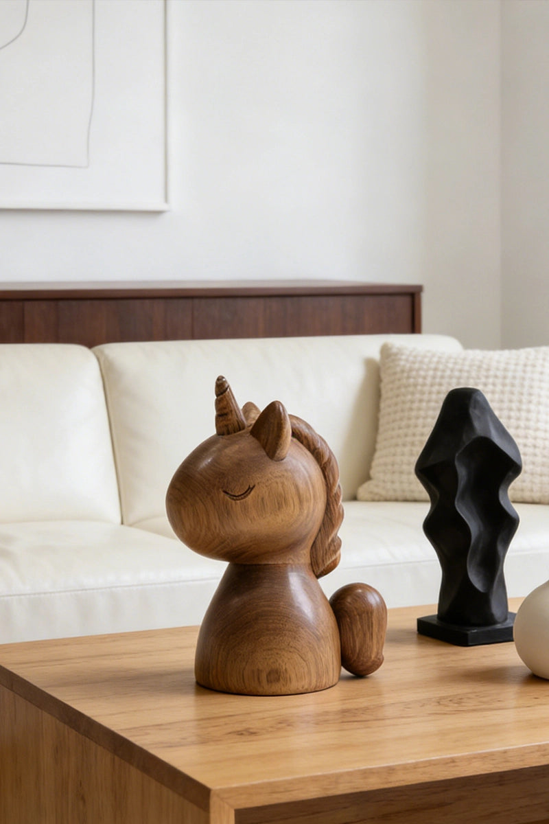 Unicorn Wooden Art Sculpture #WAN040