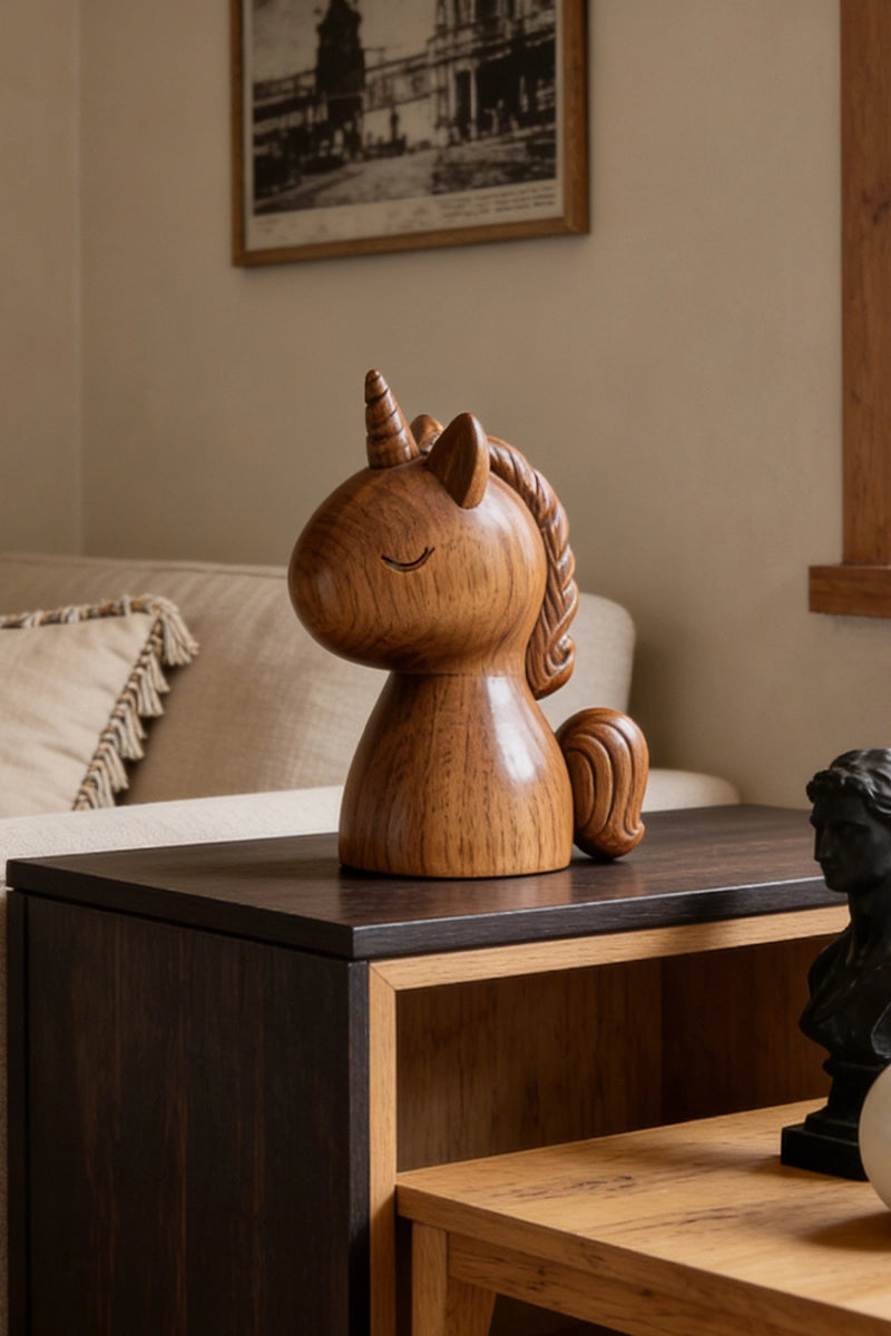 Unicorn Wooden Art Sculpture #WAN040