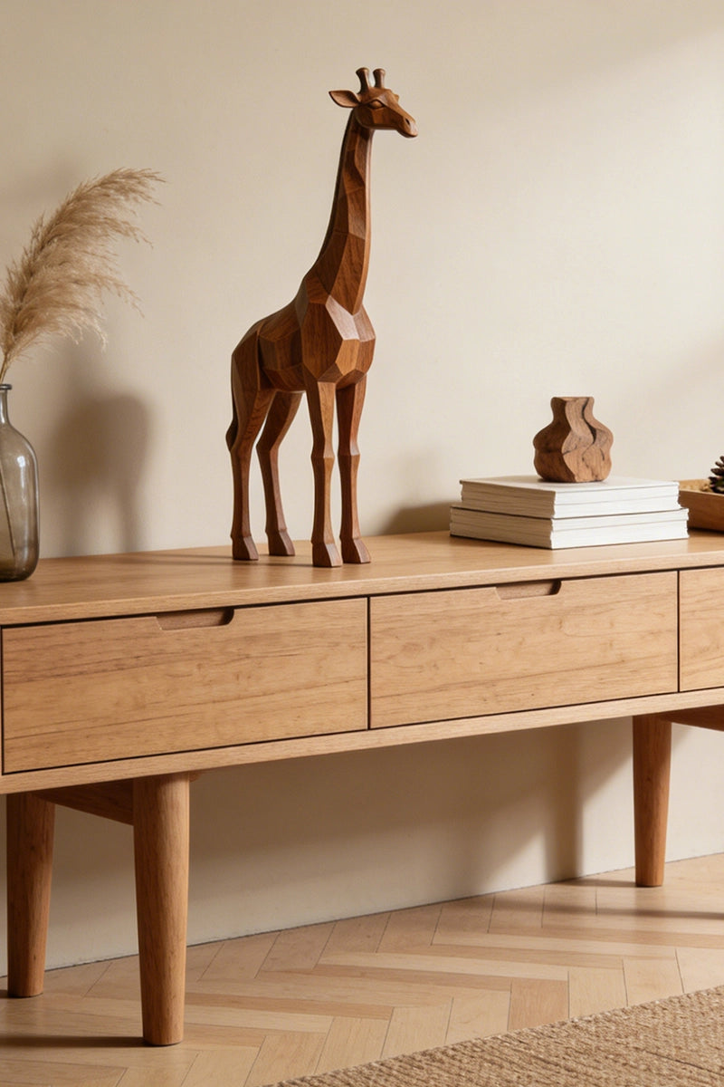 Giraffe Wooden Art Sculpture #WAN005