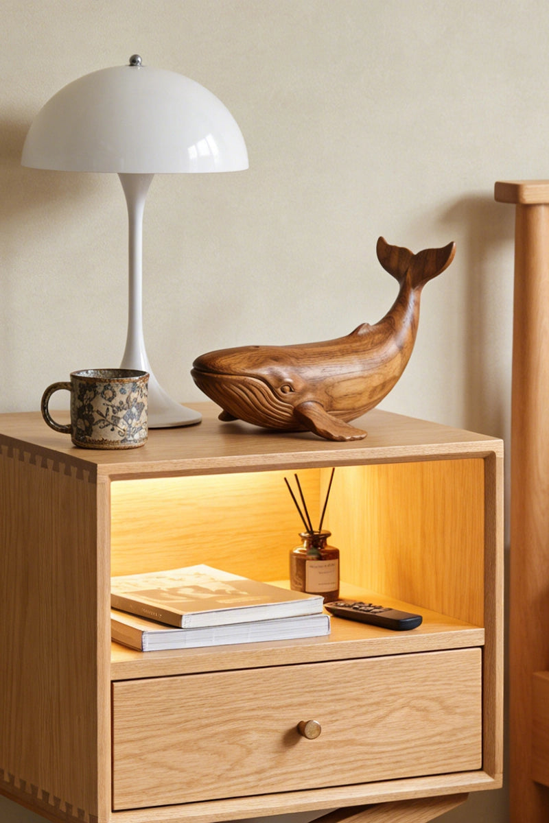 Whale Wooden Art Sculpture #WAN016