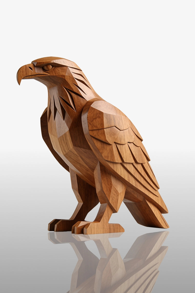 Eagle Wooden Art Sculpture #WAN028