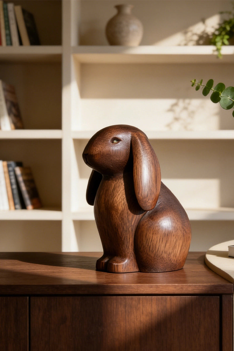 Bunny Wooden Art Sculpture #WAN034