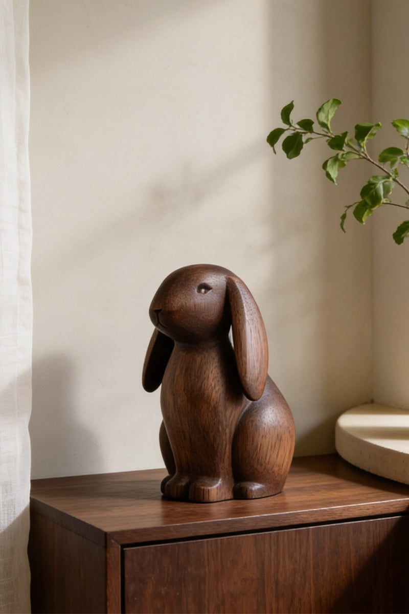 Bunny Wooden Art Sculpture #WAN034