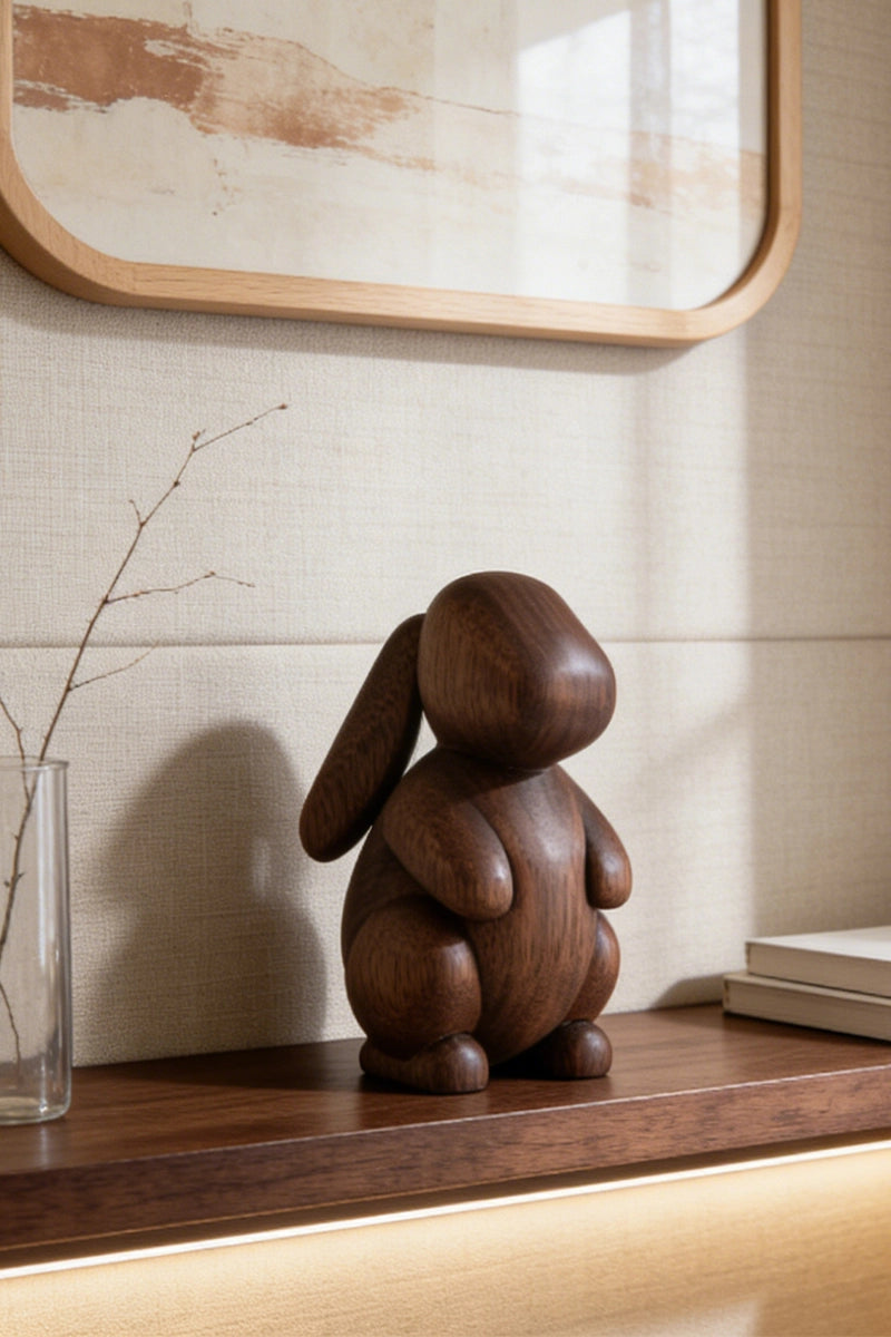 Bunny Wooden Art Sculpture #WAN035