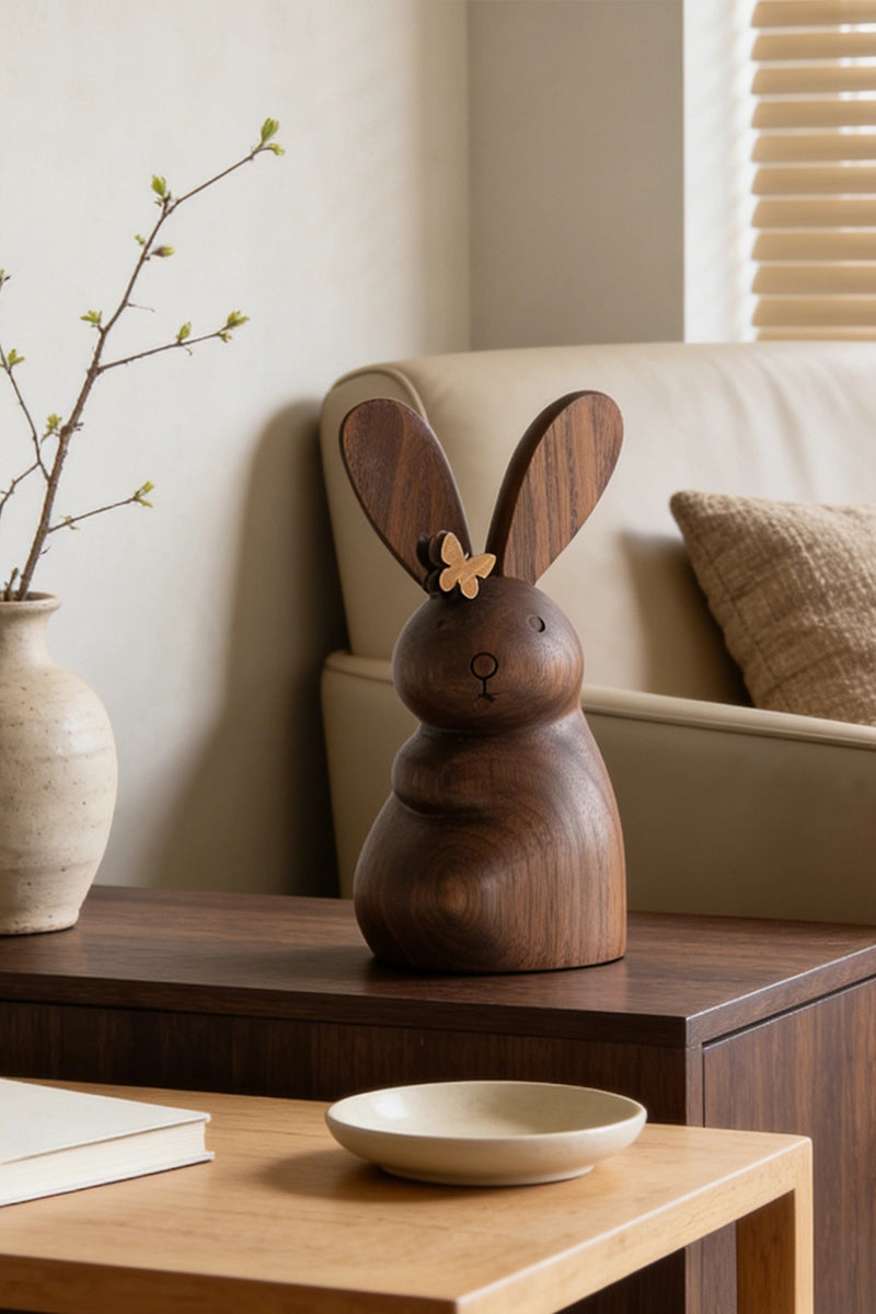 Bunny Wooden Art Sculpture #WAN036