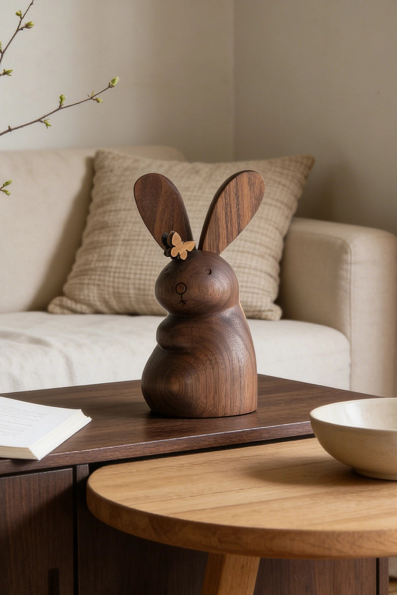 Bunny Wooden Art Sculpture #WAN036