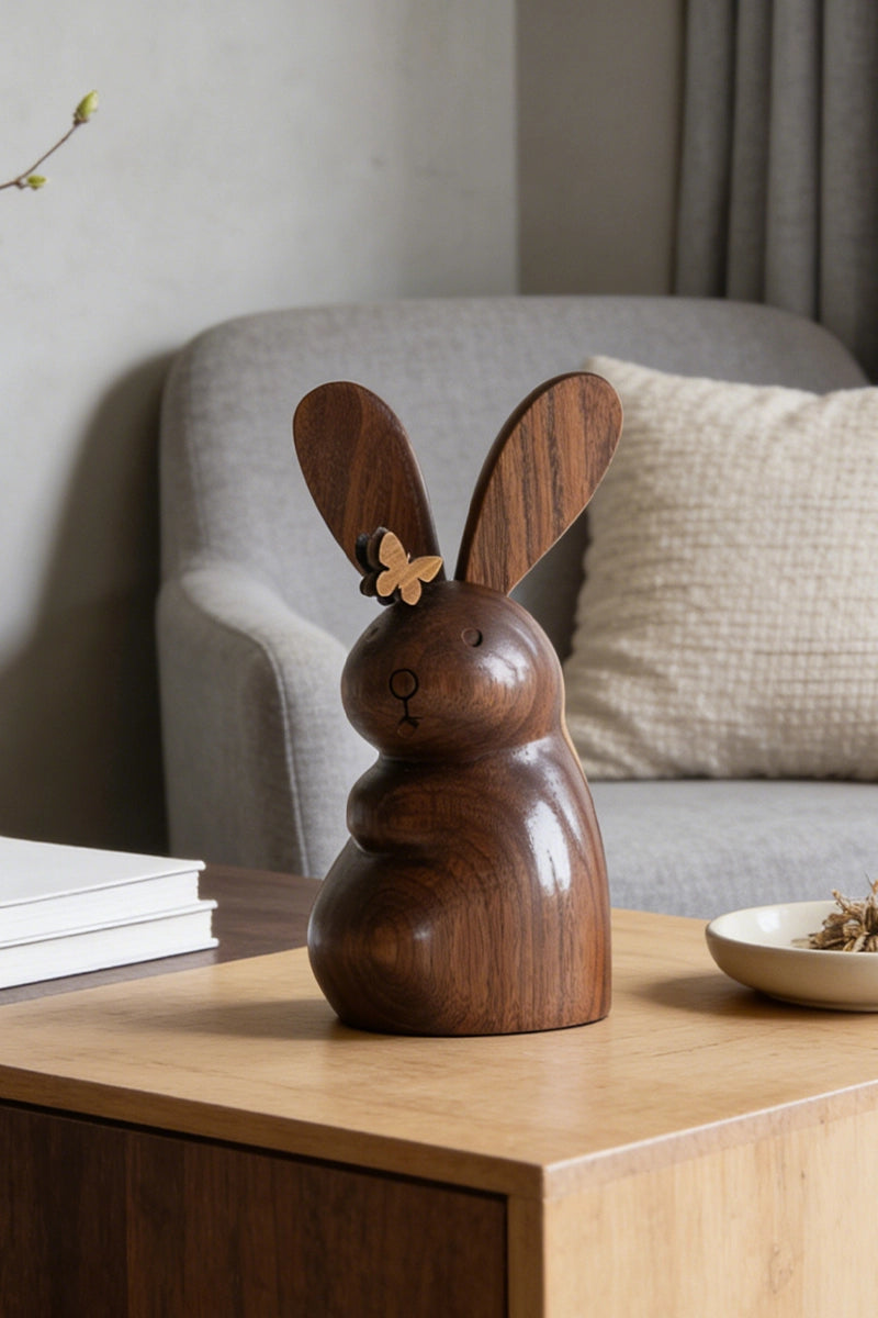 Bunny Wooden Art Sculpture #WAN036