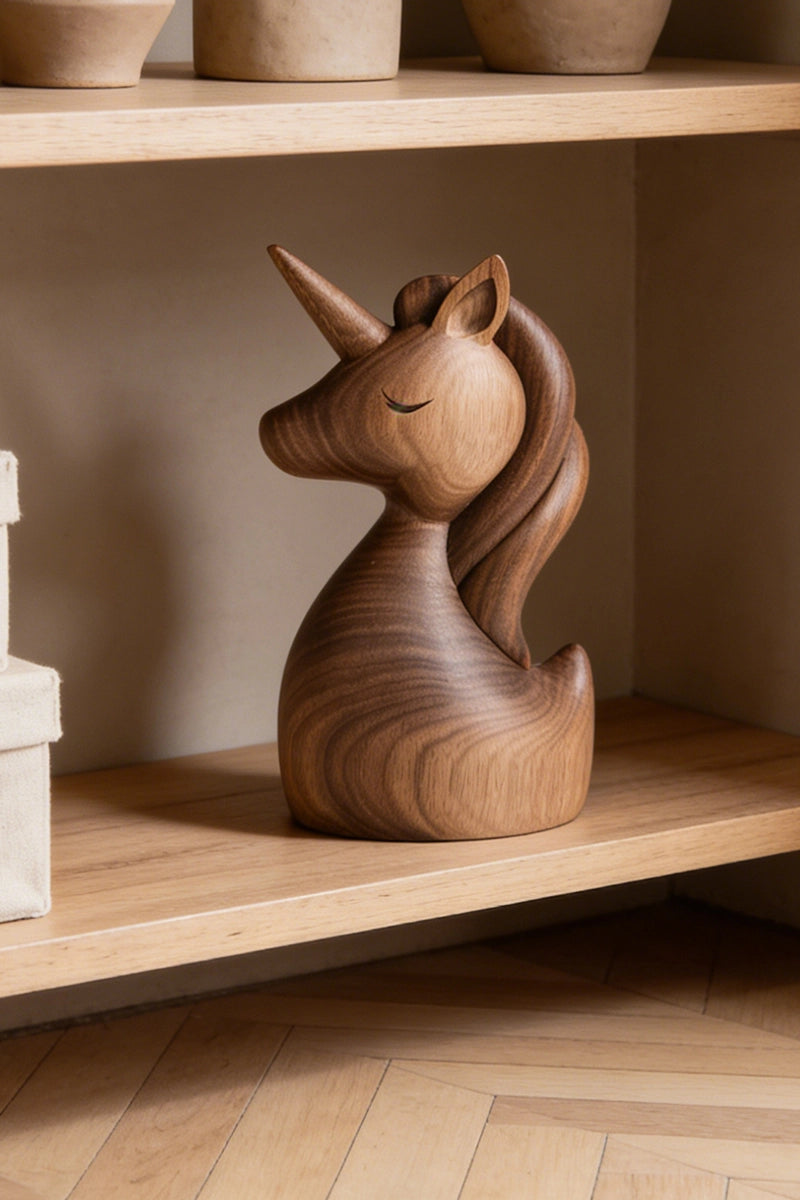 Unicorn Wooden Art Sculpture #WAN038