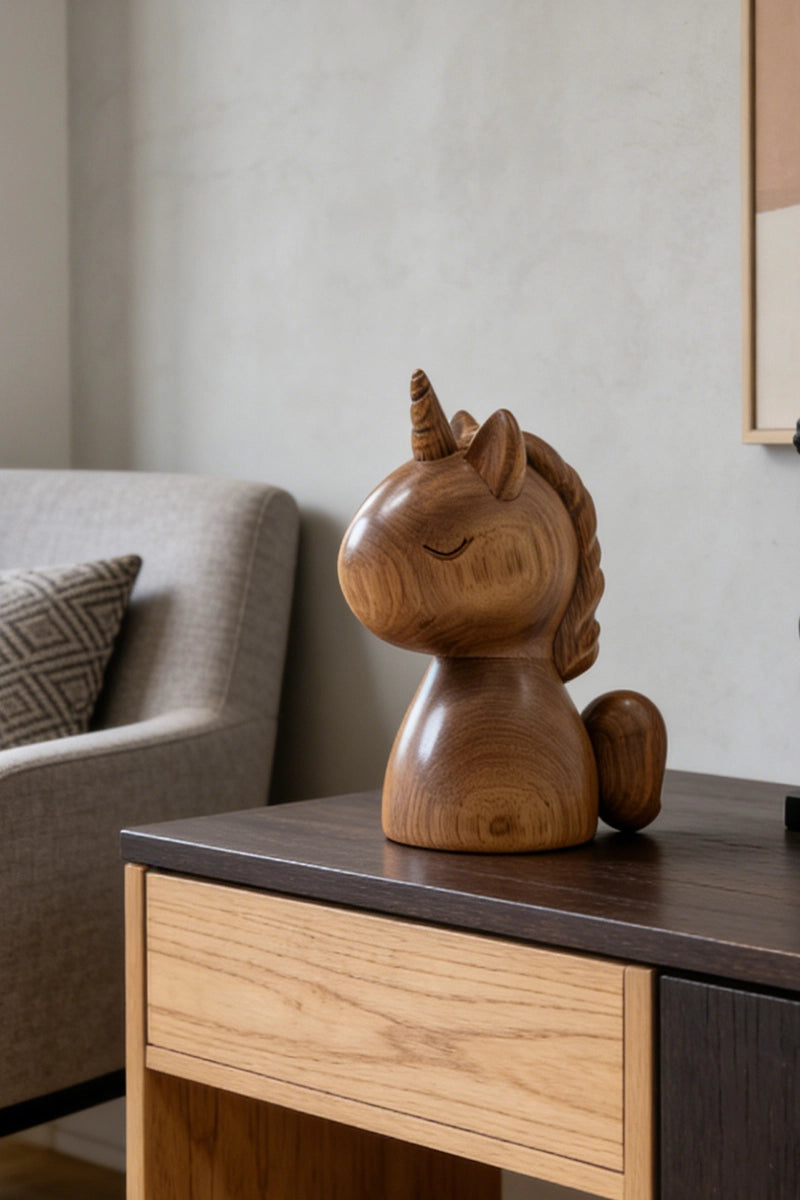 Unicorn Wooden Art Sculpture #WAN040