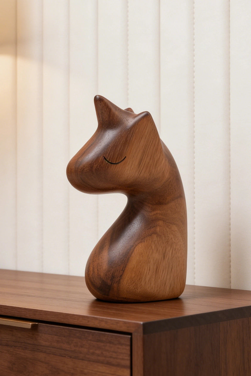 Unicorn Wooden Art Sculpture #WAN041