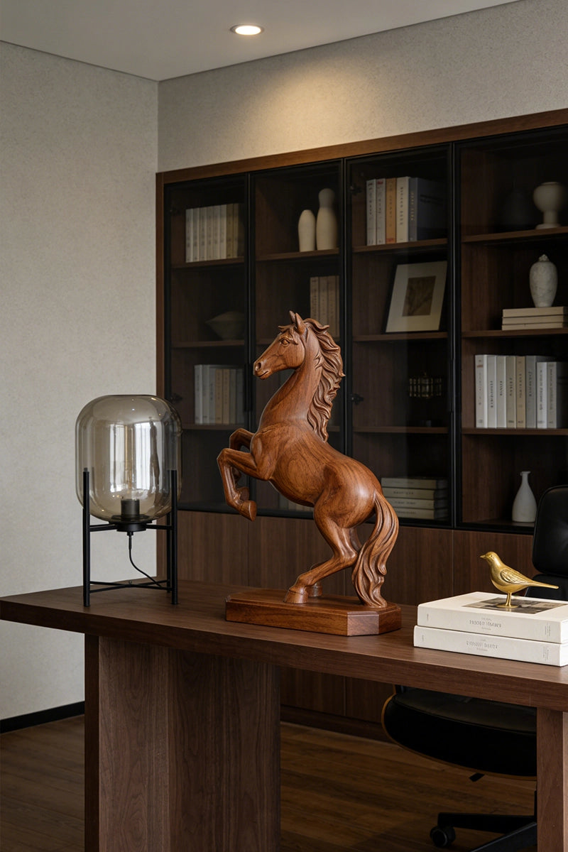 Horse Wooden Art Sculpture #WAN047