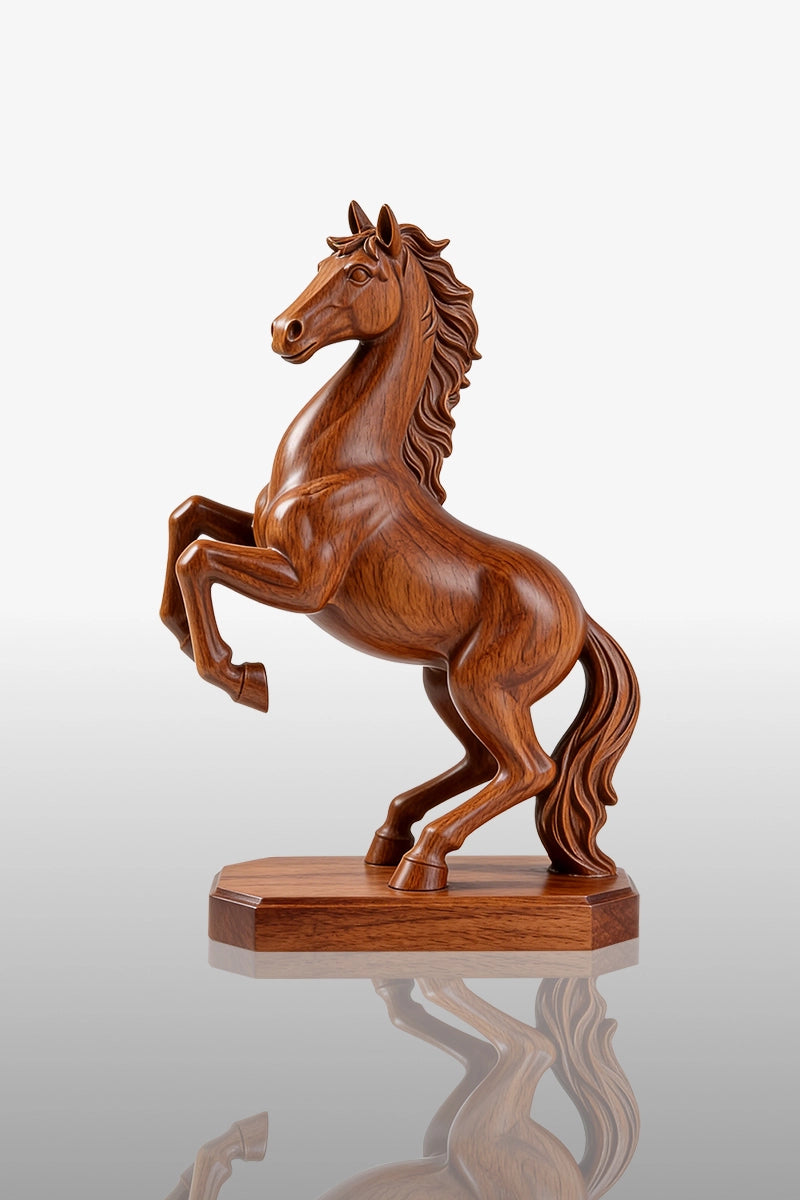 Horse Wooden Art Sculpture #WAN047